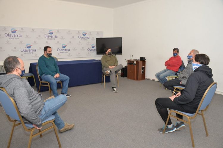 Diego Robbiani se reunió con dirigentes de la Liga de Fútbol
