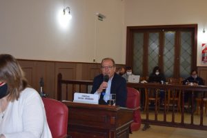 Aramburu en sesión del HCD