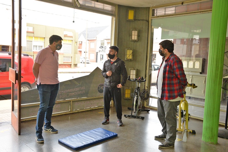 Galli en gimnasio 