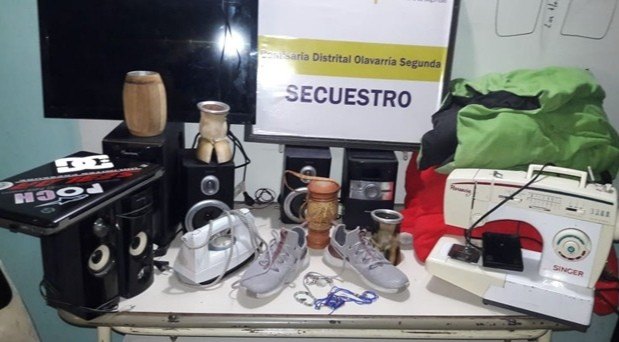Elementos que habían sido robados