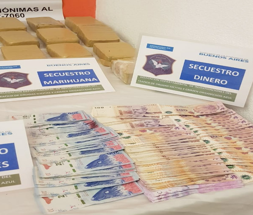marihuana que se distribuía en Olavarría y Laprida