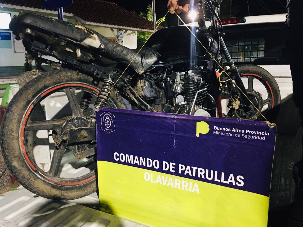 Secuestraron una moto