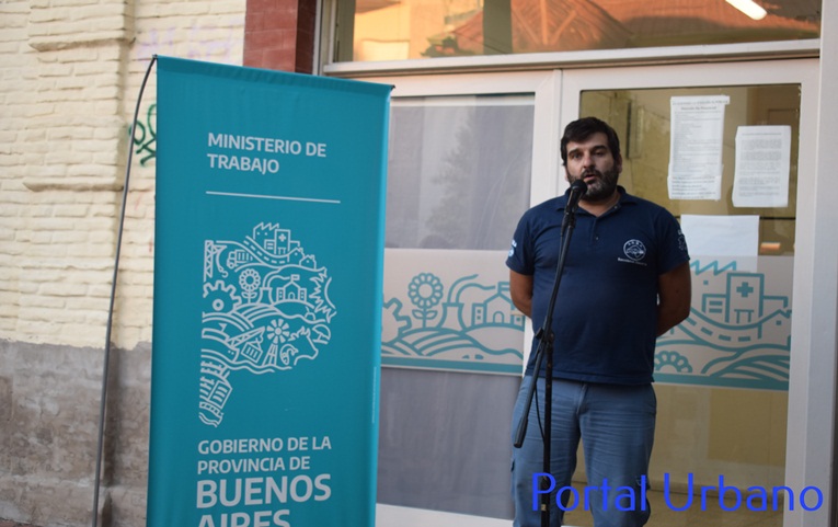 Alejandro Santillán en el homenaje