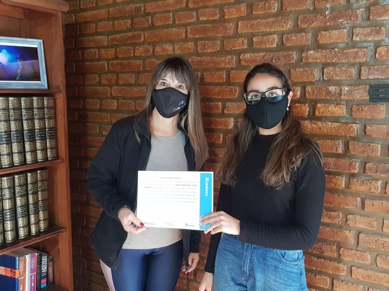 Entrega de certificados de capacitación