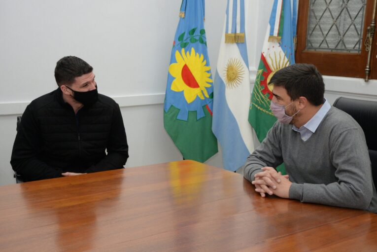 El intendente Ezequiel Galli recibió