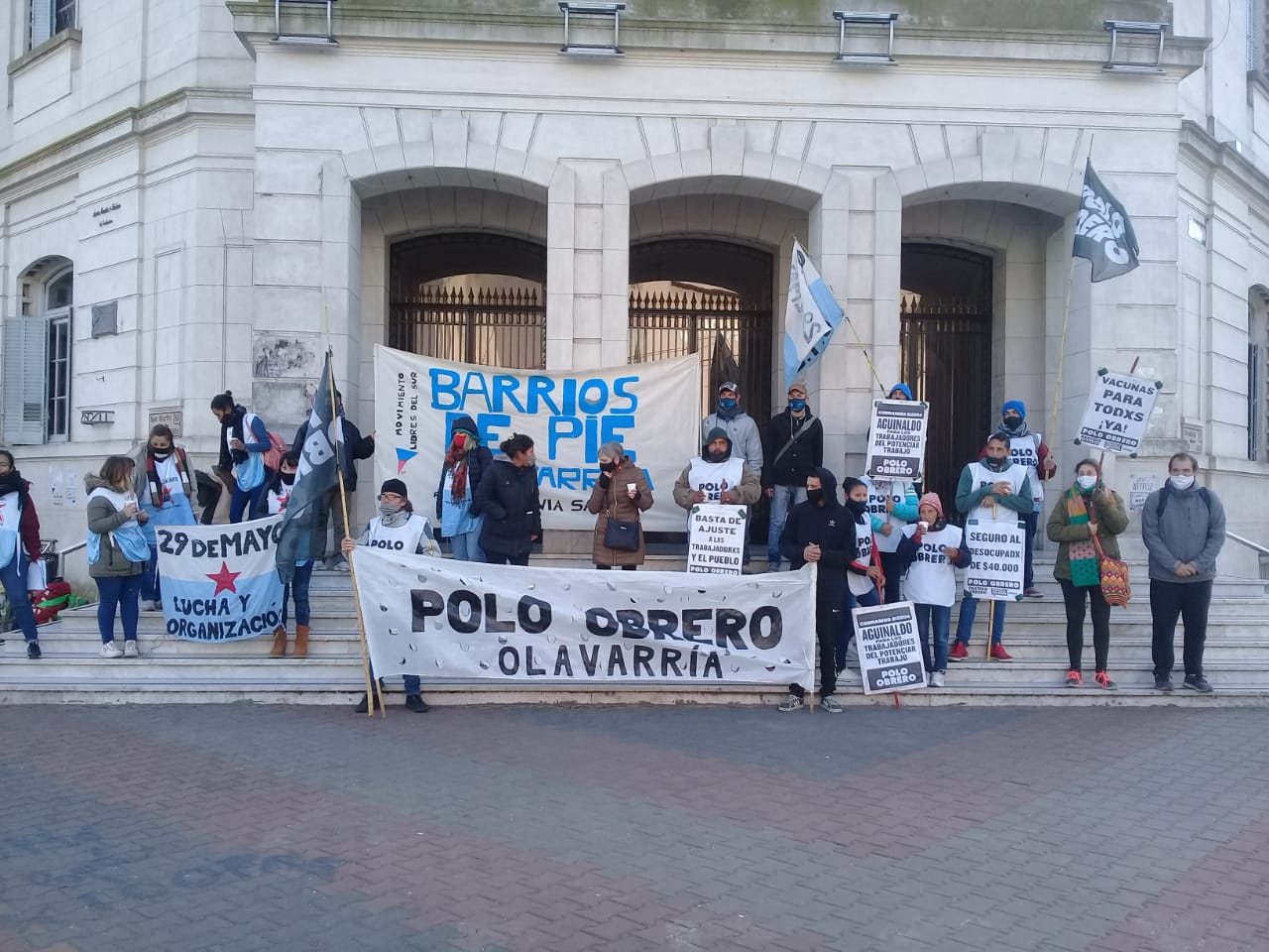 Organizaciones sociales se manifestaron en
