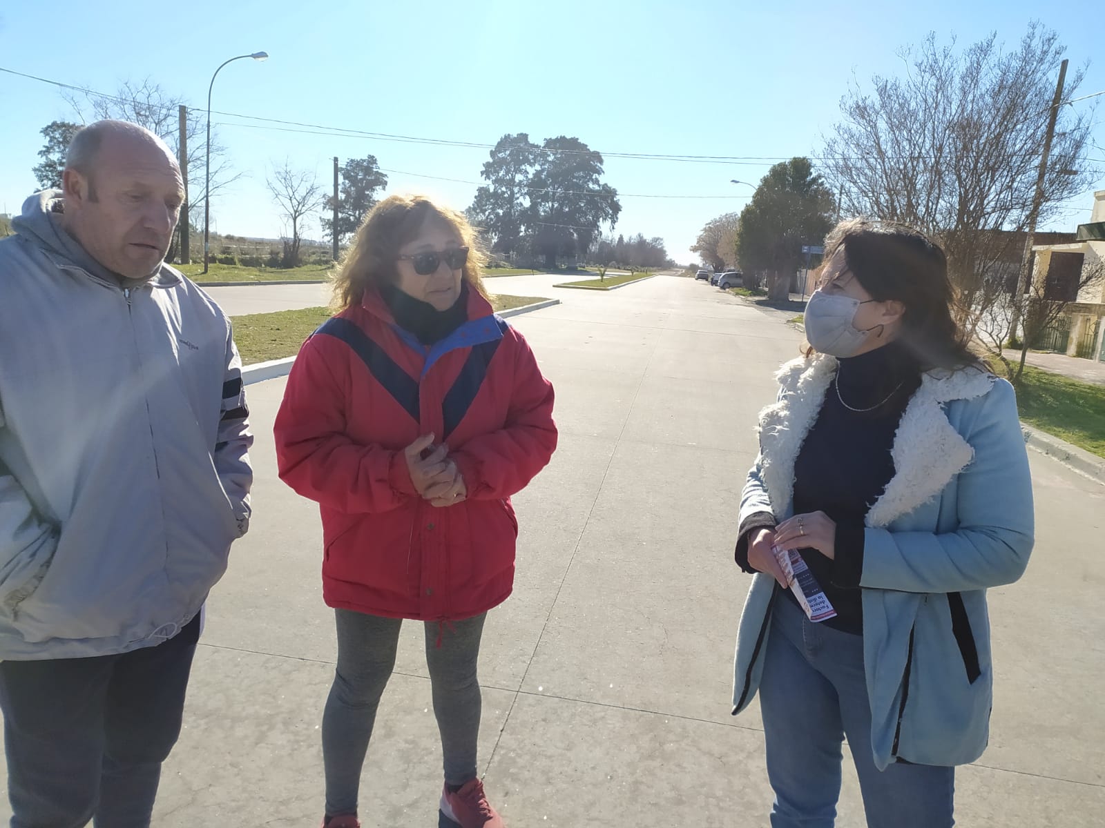 Belén Vergel visitó la localidad