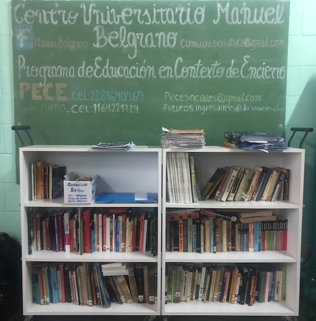 Lectura por los pabellones de