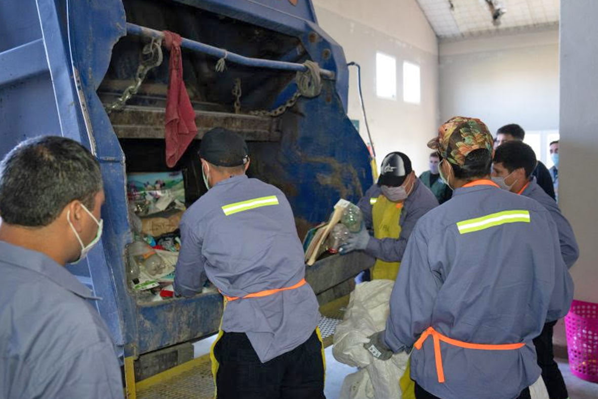 El sistema de recolección es