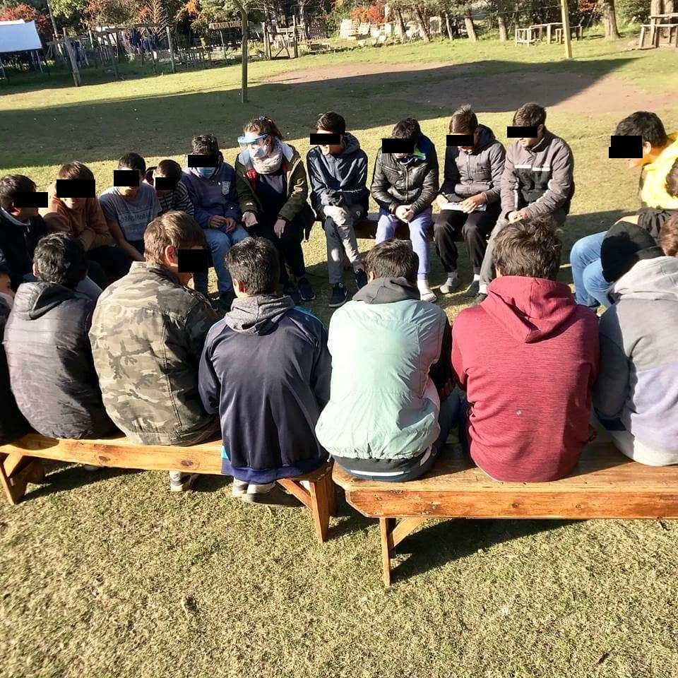 Los pibes estaban detenidos en