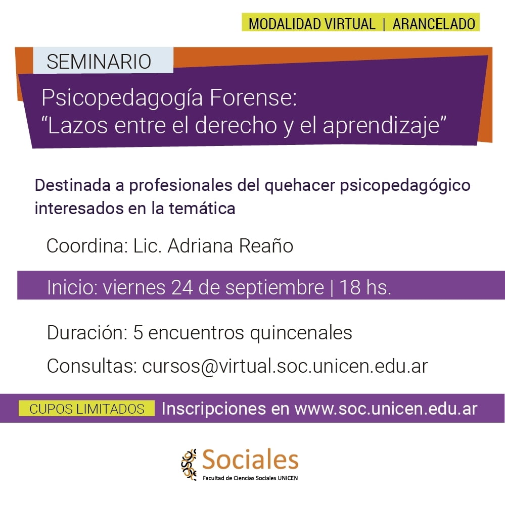 Seminario de Psicopedagogía Forense
