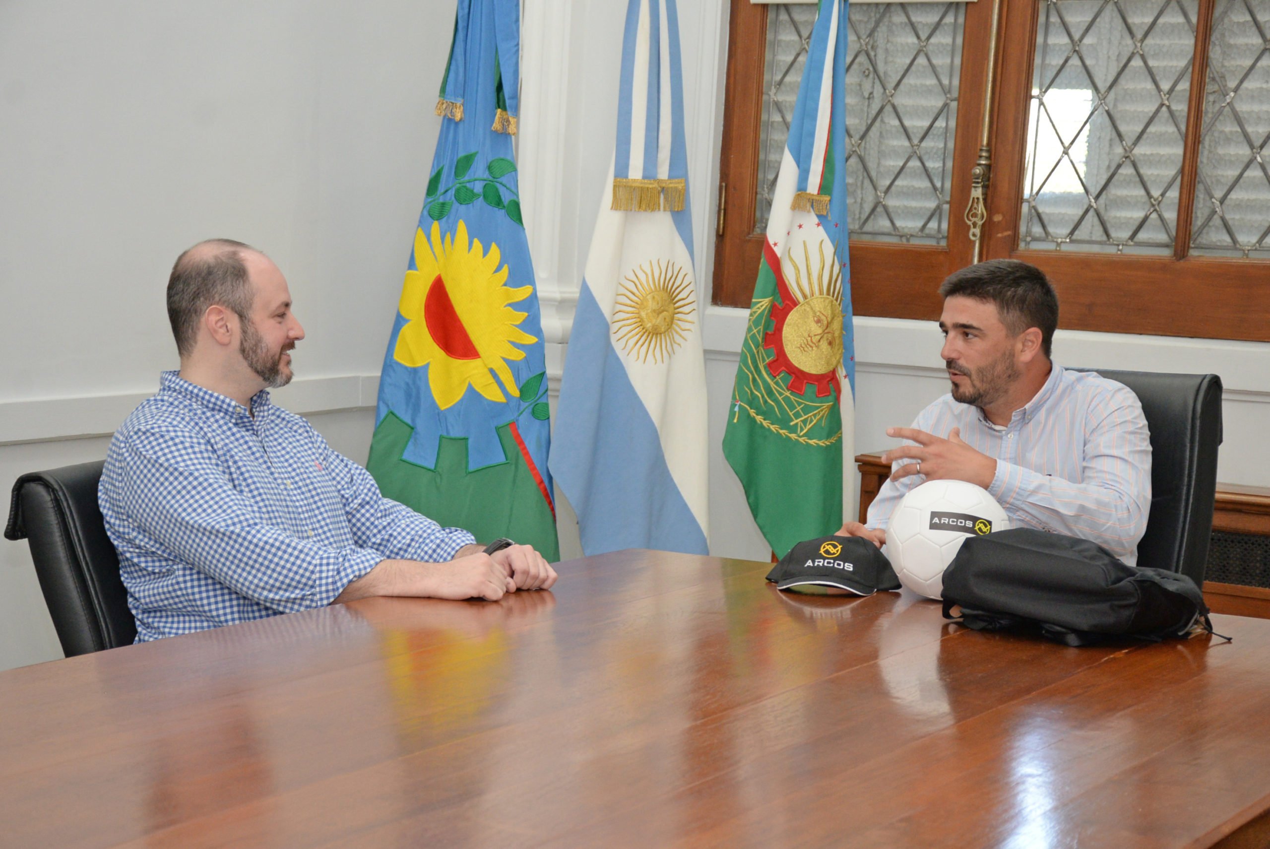 El intendente Galli se