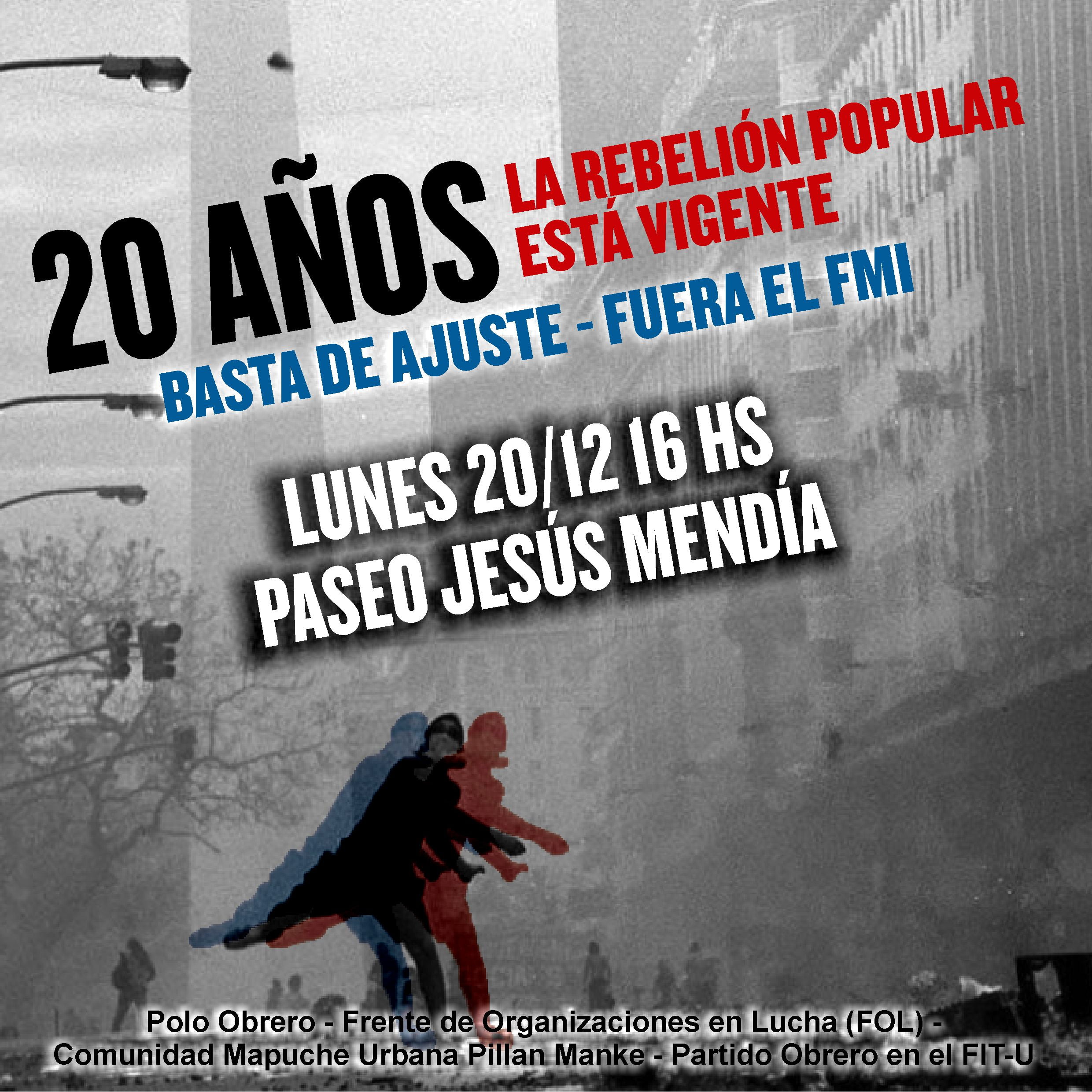 Este lunes a 20