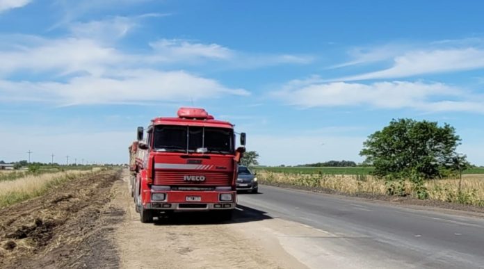 Un camionero olavarriense sufrió