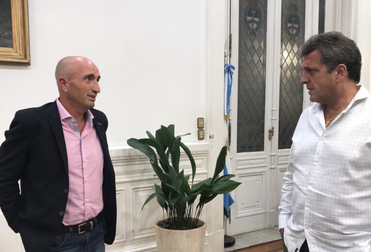 Sergio Massa recibió a