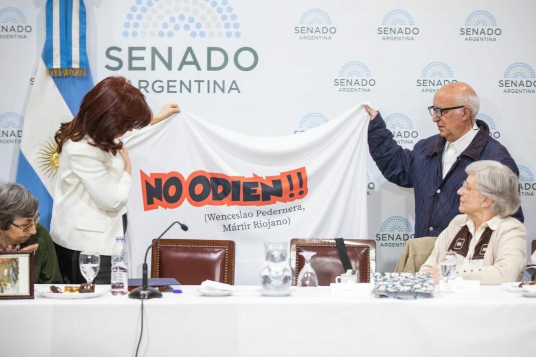 Reapareció Cristina Kirchner