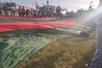 Terrenos de la escuela industrial: Se realizó un banderazo