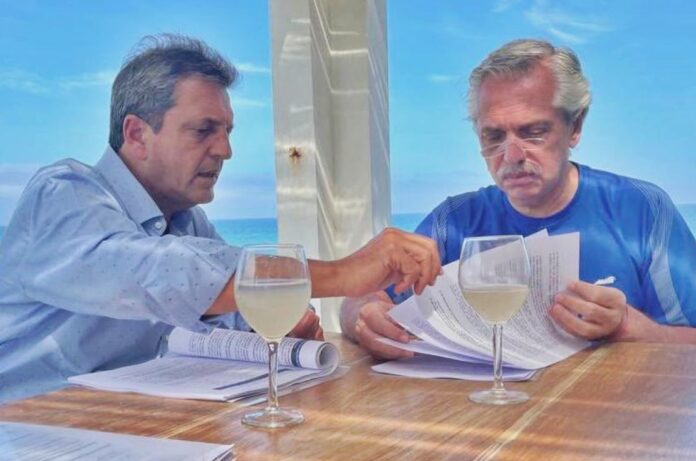 Alberto Fernández y Sergio