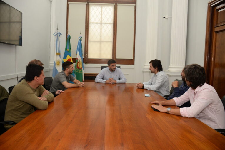 El intendente Galli recibió