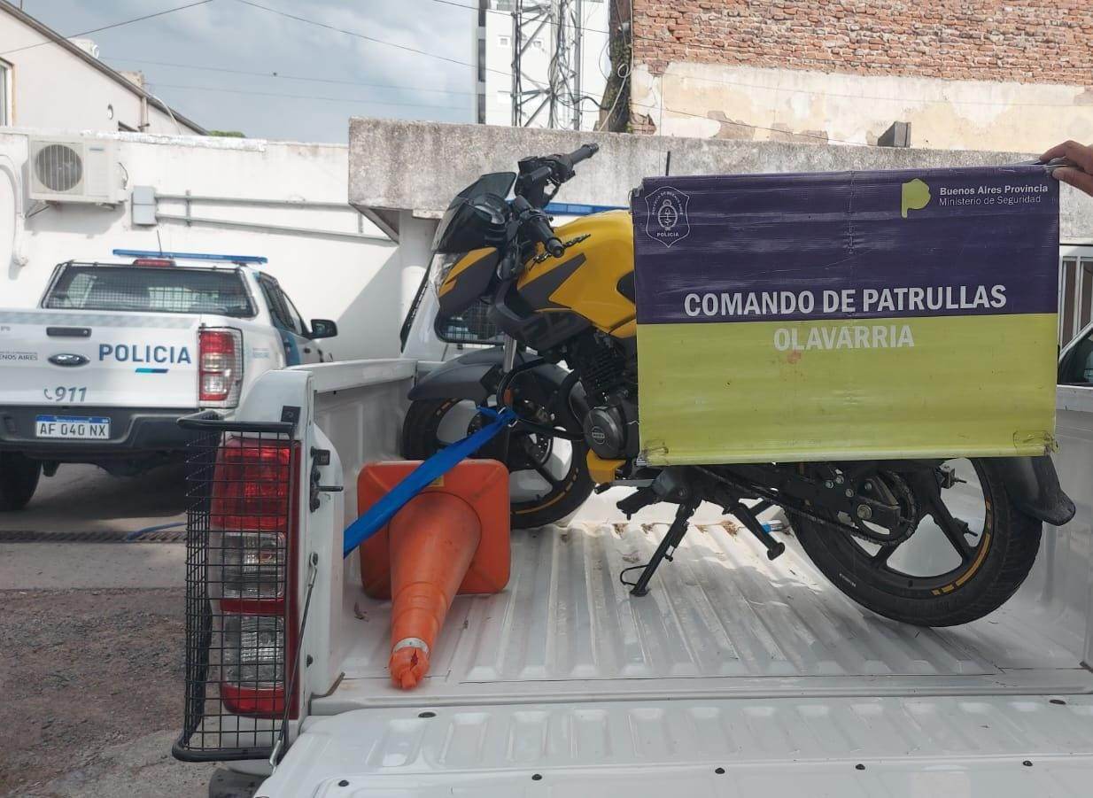 Encontraron una moto que