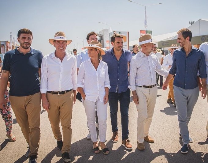 Galli visitó Expoagro junto