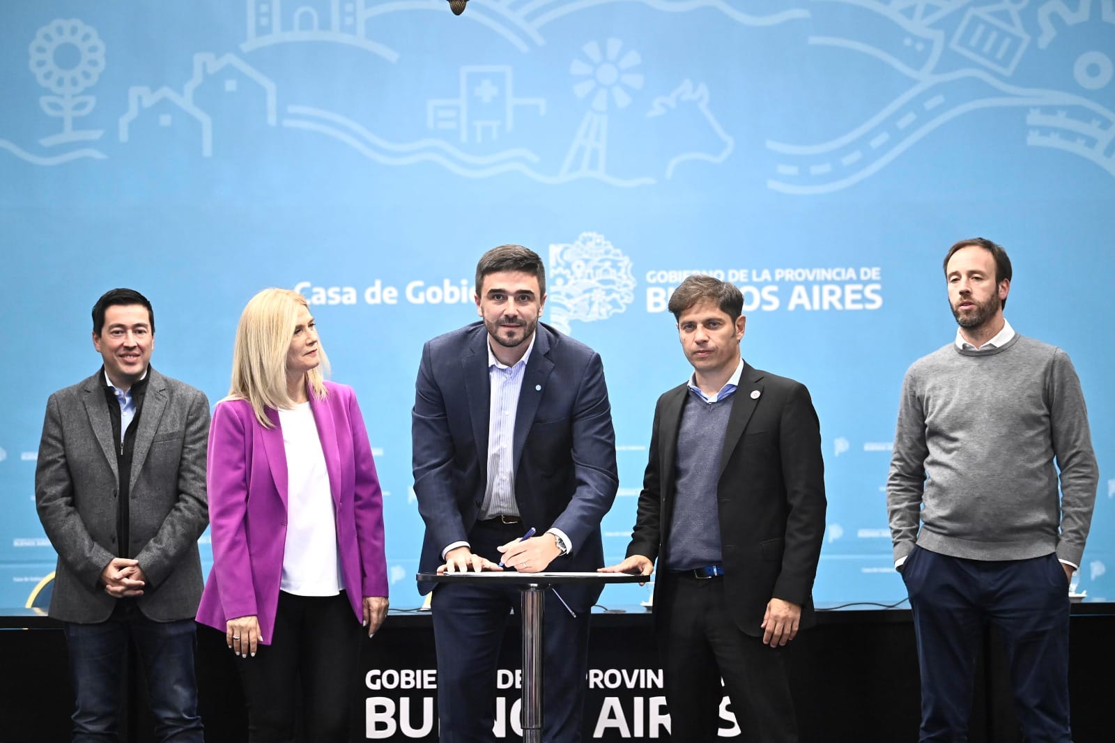 Galli firmó el acuerdo