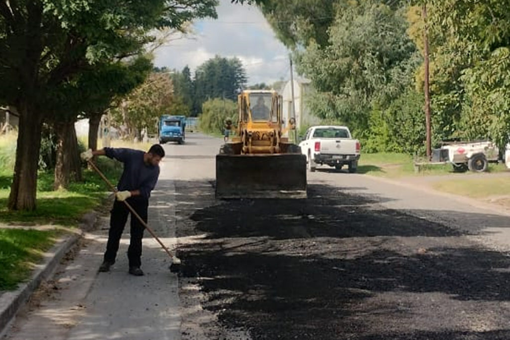 Tareas de bacheo en
