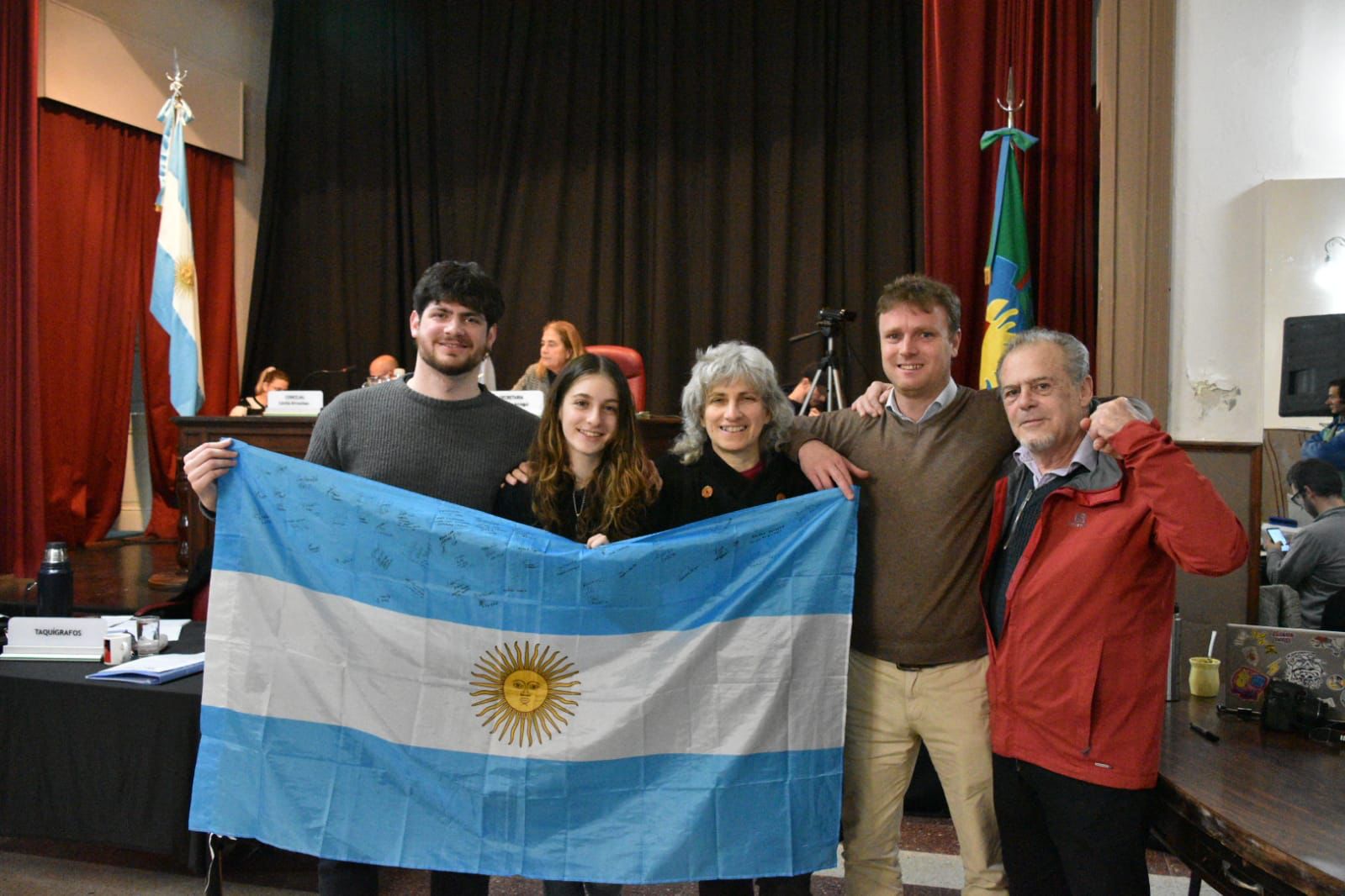 Agustina Vissotto fue reconocida