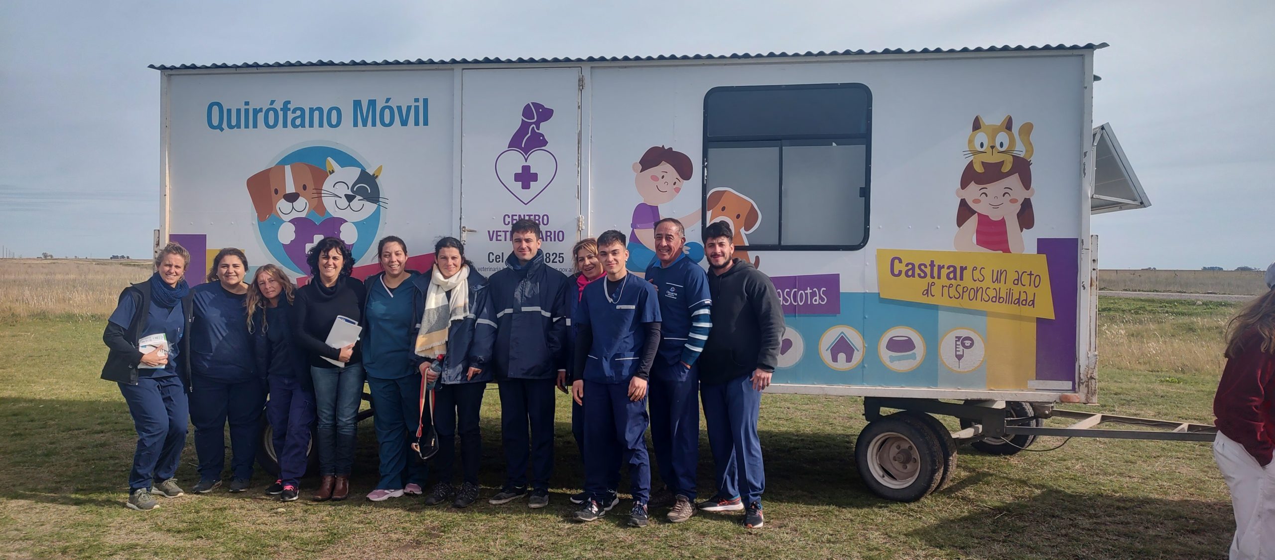 El Quirófano Móvil llegó