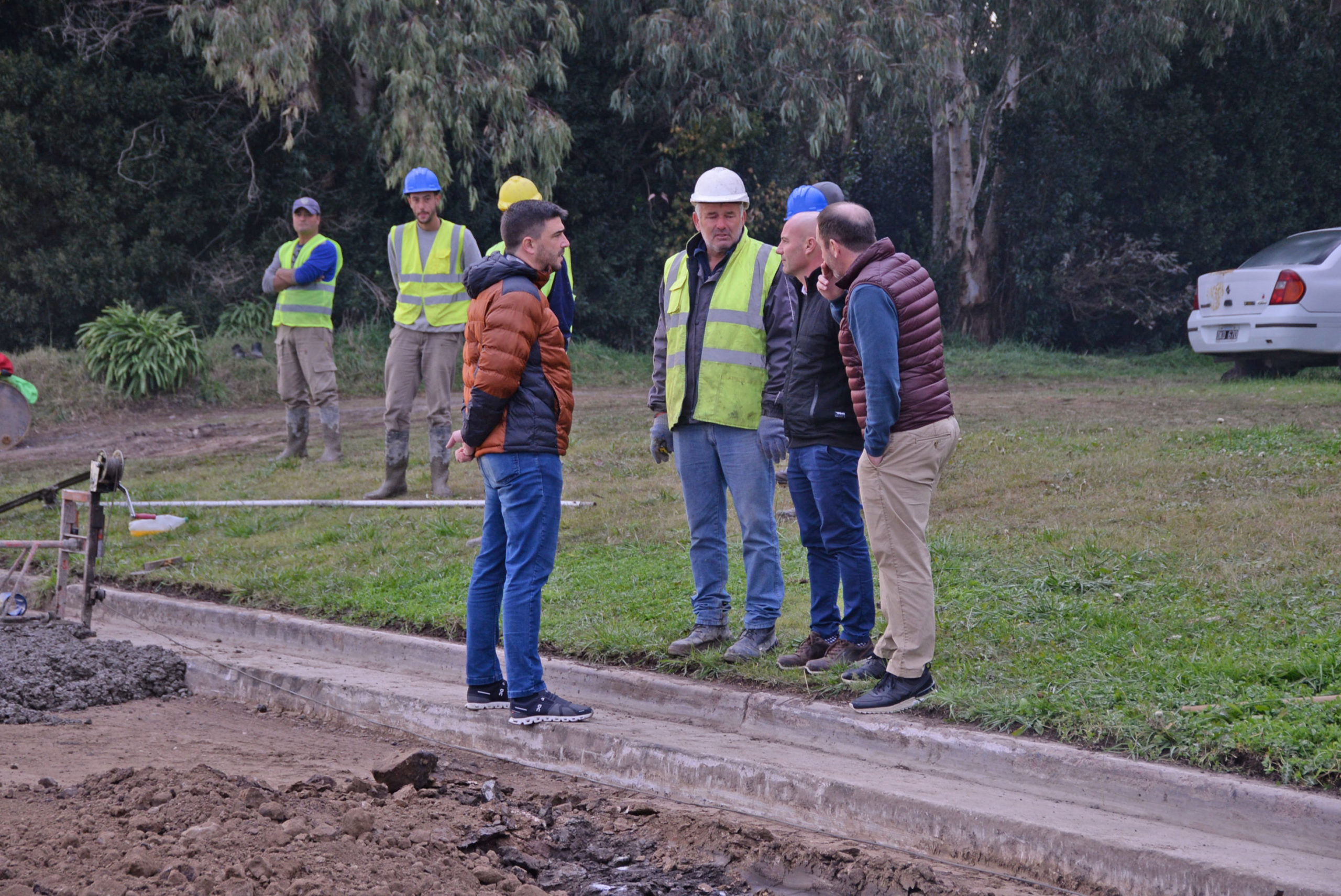 Galli recorrió importantes obras