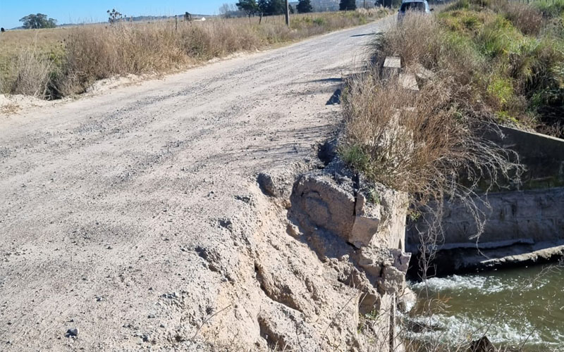 Solicitan reparación del Puente