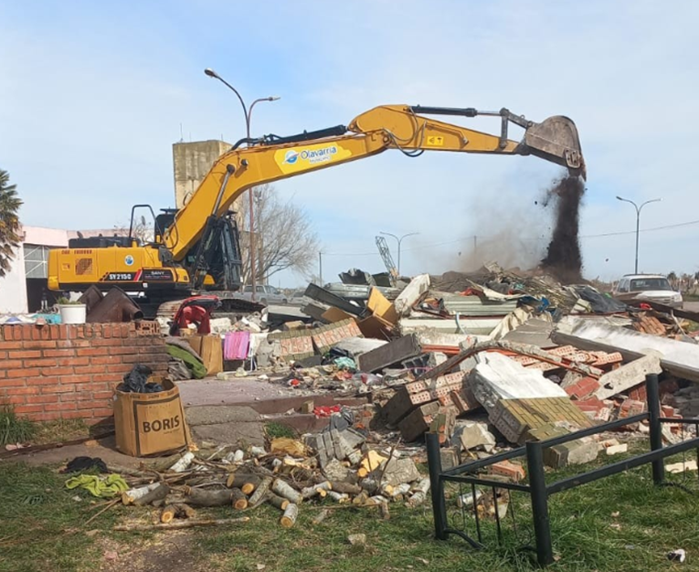 Desalojo y demolición en