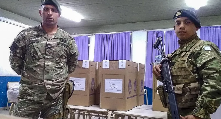 El operativo de seguridad