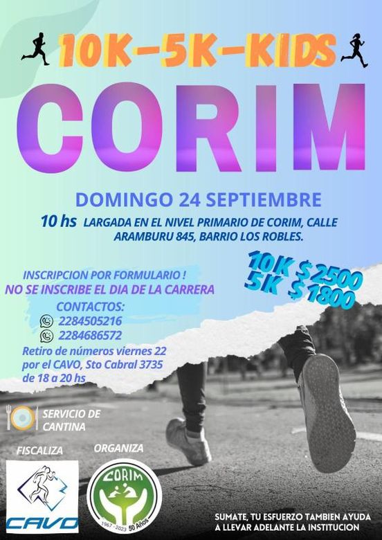 Se realizará una carrera