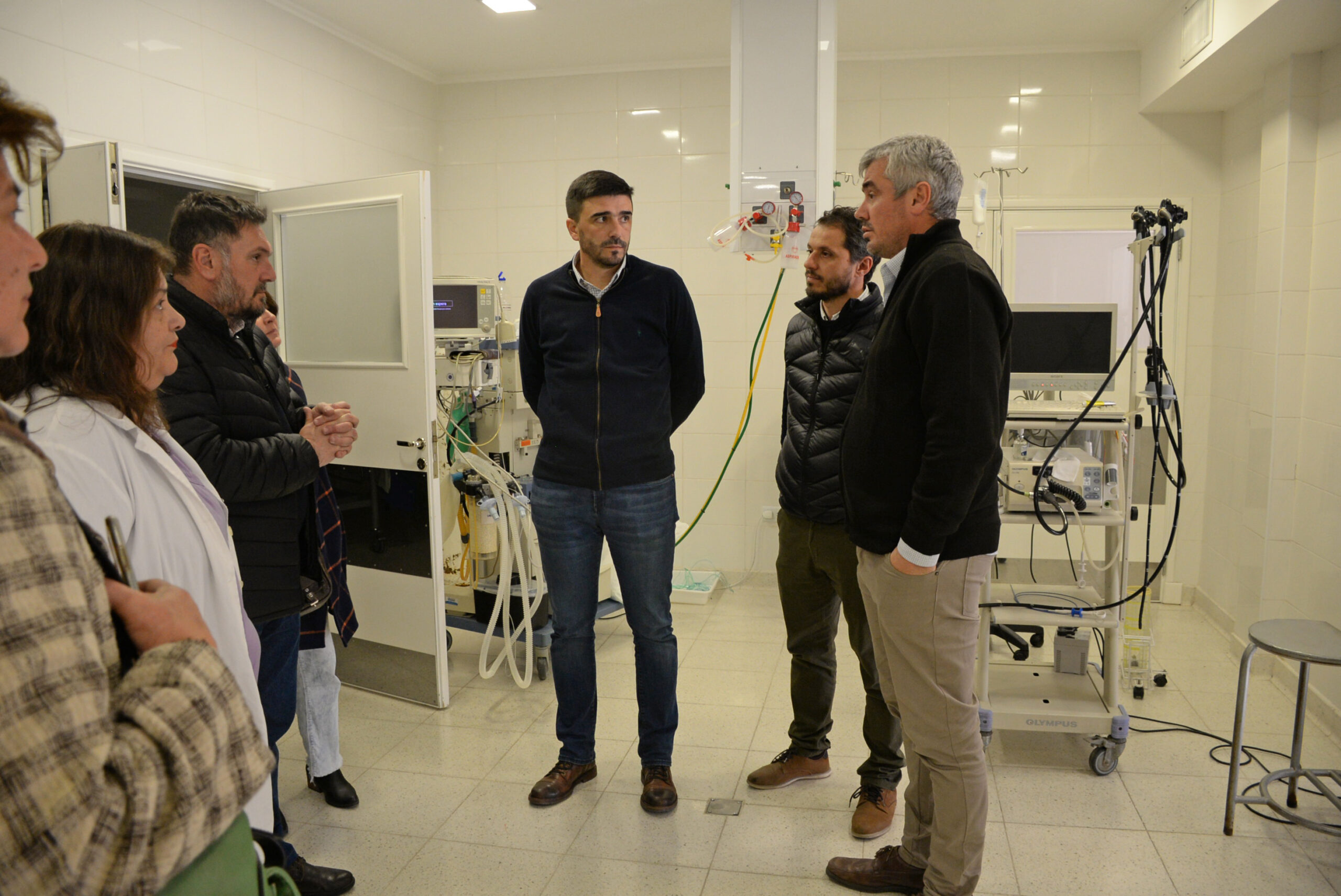 Galli recorrió el Hospital