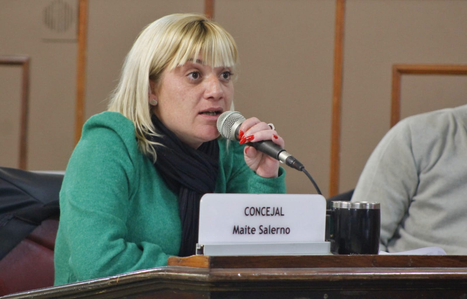 Maite Salerno cruzó al