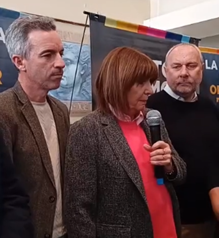 Patricia Bullrich estuvo en