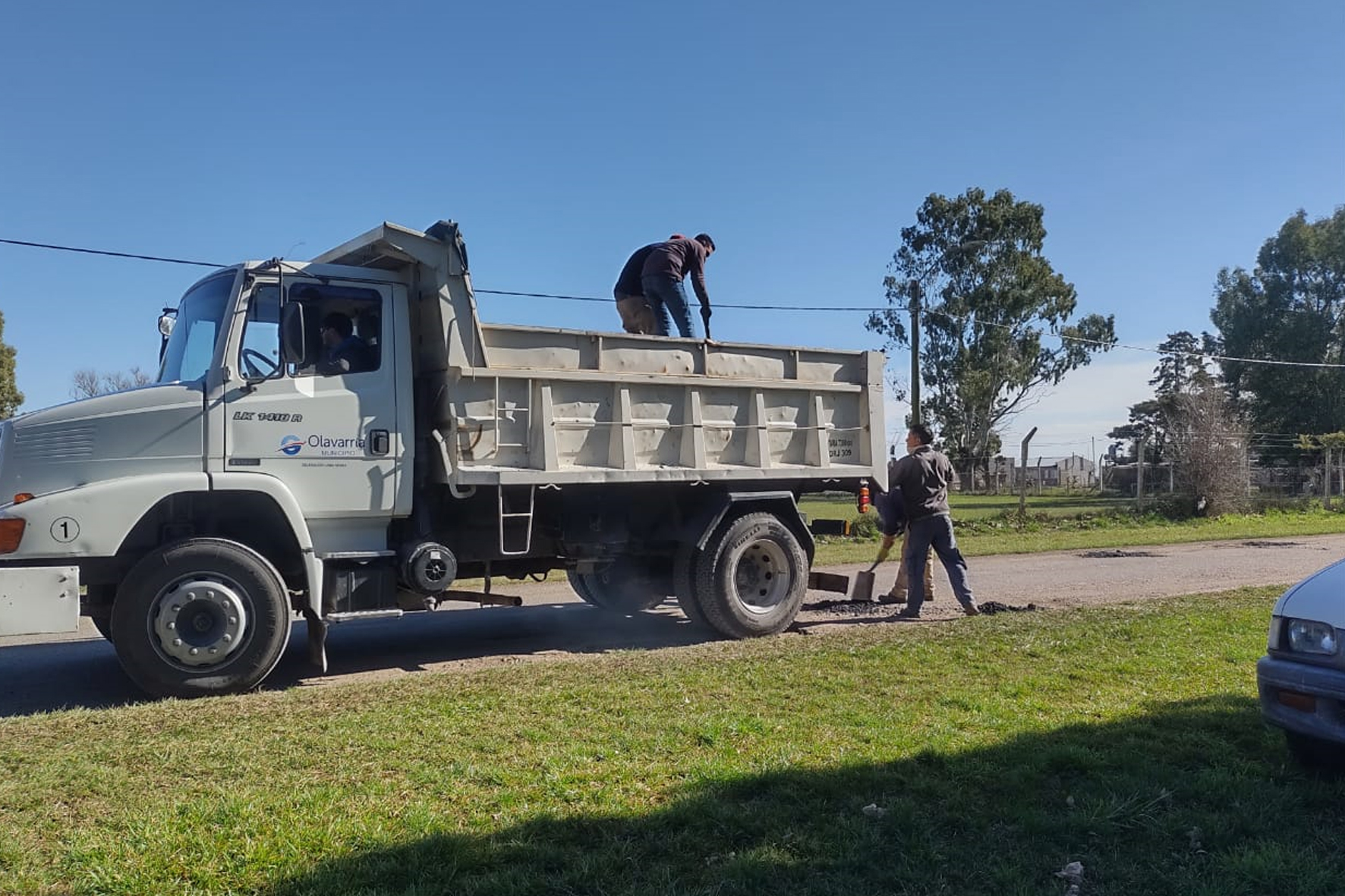 Trabajos de bacheo