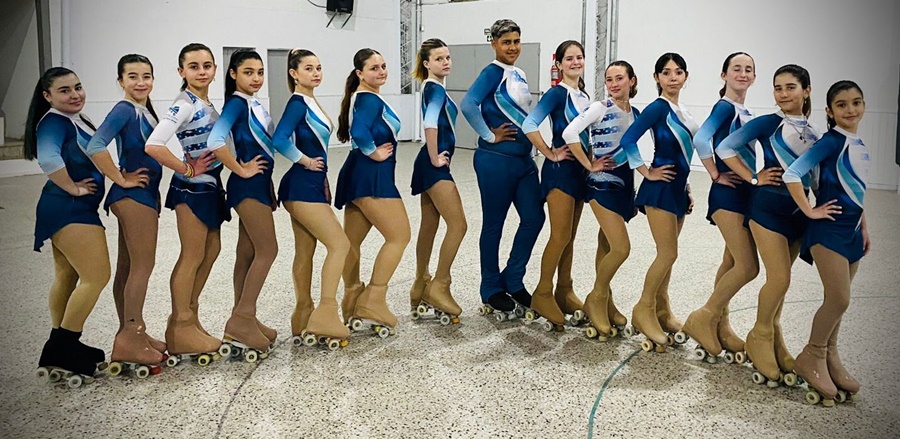 15 patinadores del Club