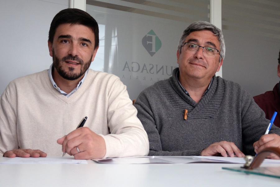 Galli firmó un convenio