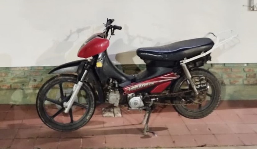 Recuperaron una moto que