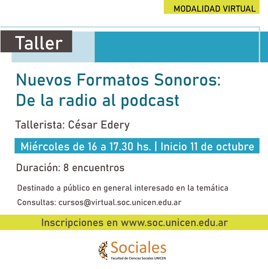 Taller sobre nuevos formatos