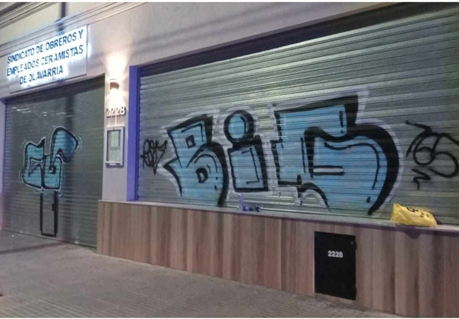 Grafiteaba la sede de