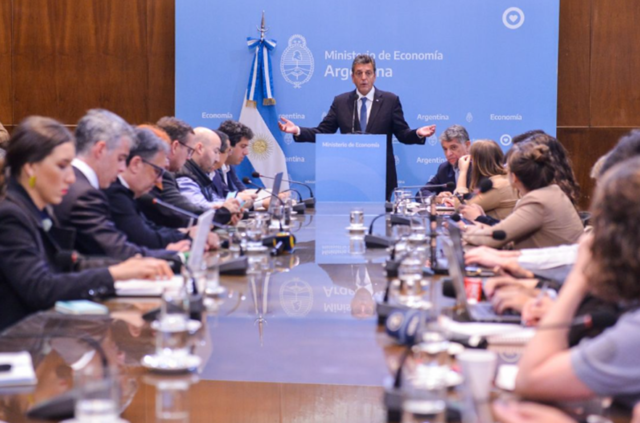 Sergio Massa anunció un