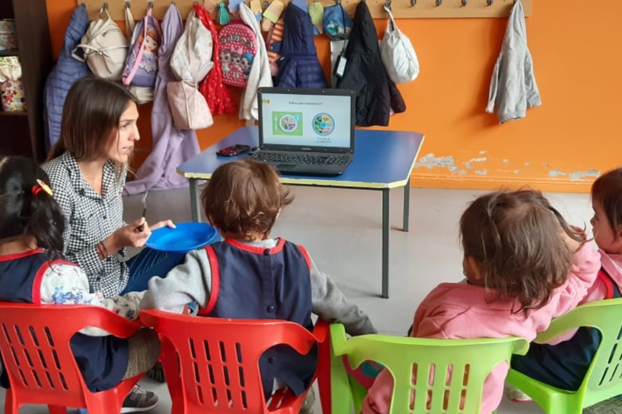 Alimentación saludable en Jardines