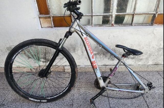 Encontraron una bici que