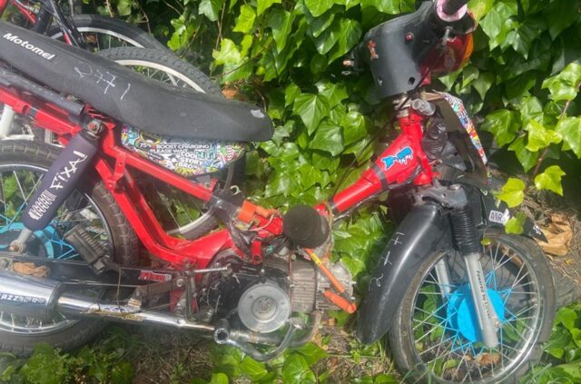 Encontraron una moto y