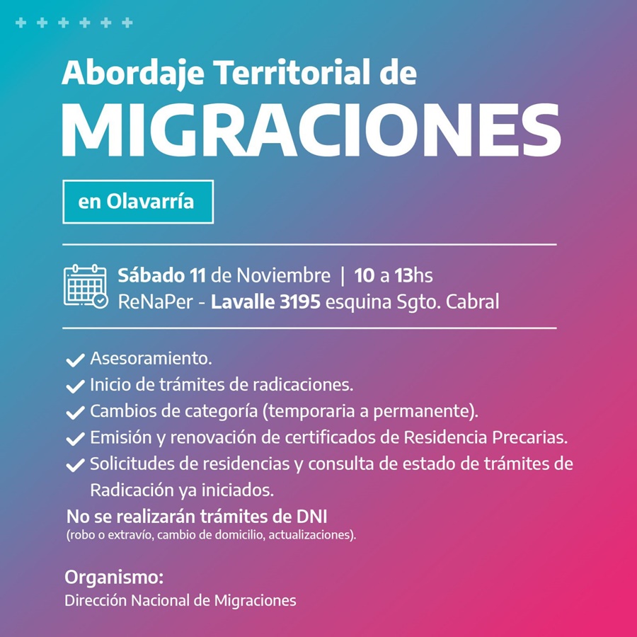 La dirección Nacional de