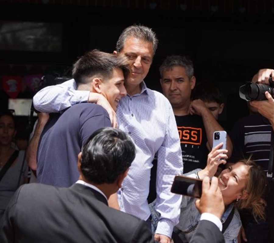 Massa después de votar