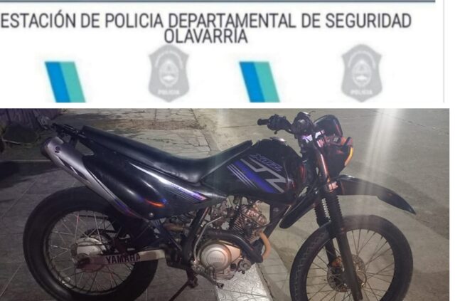 Recuperan una moto que
